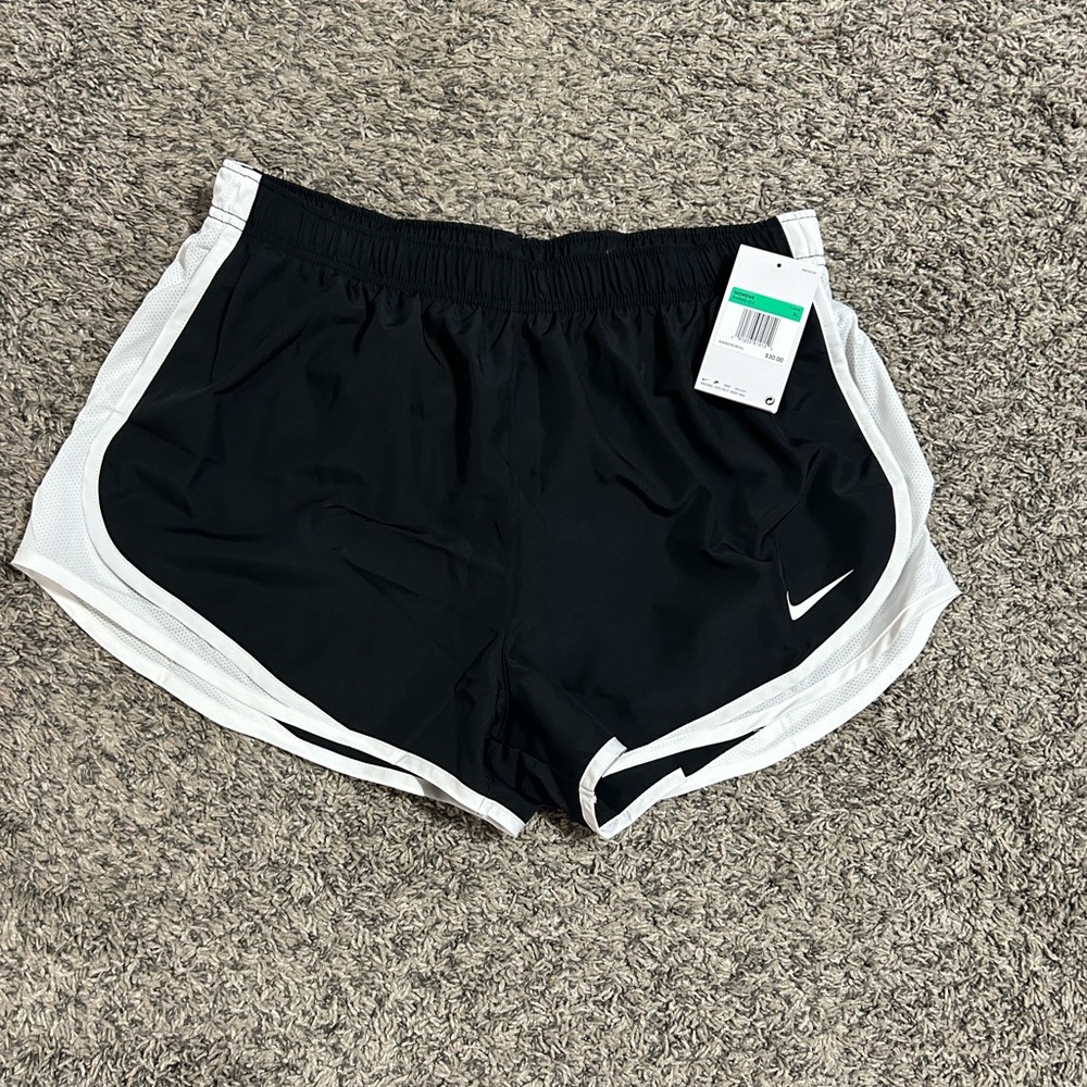 Nike Women's Athletic Shorts in Black and White